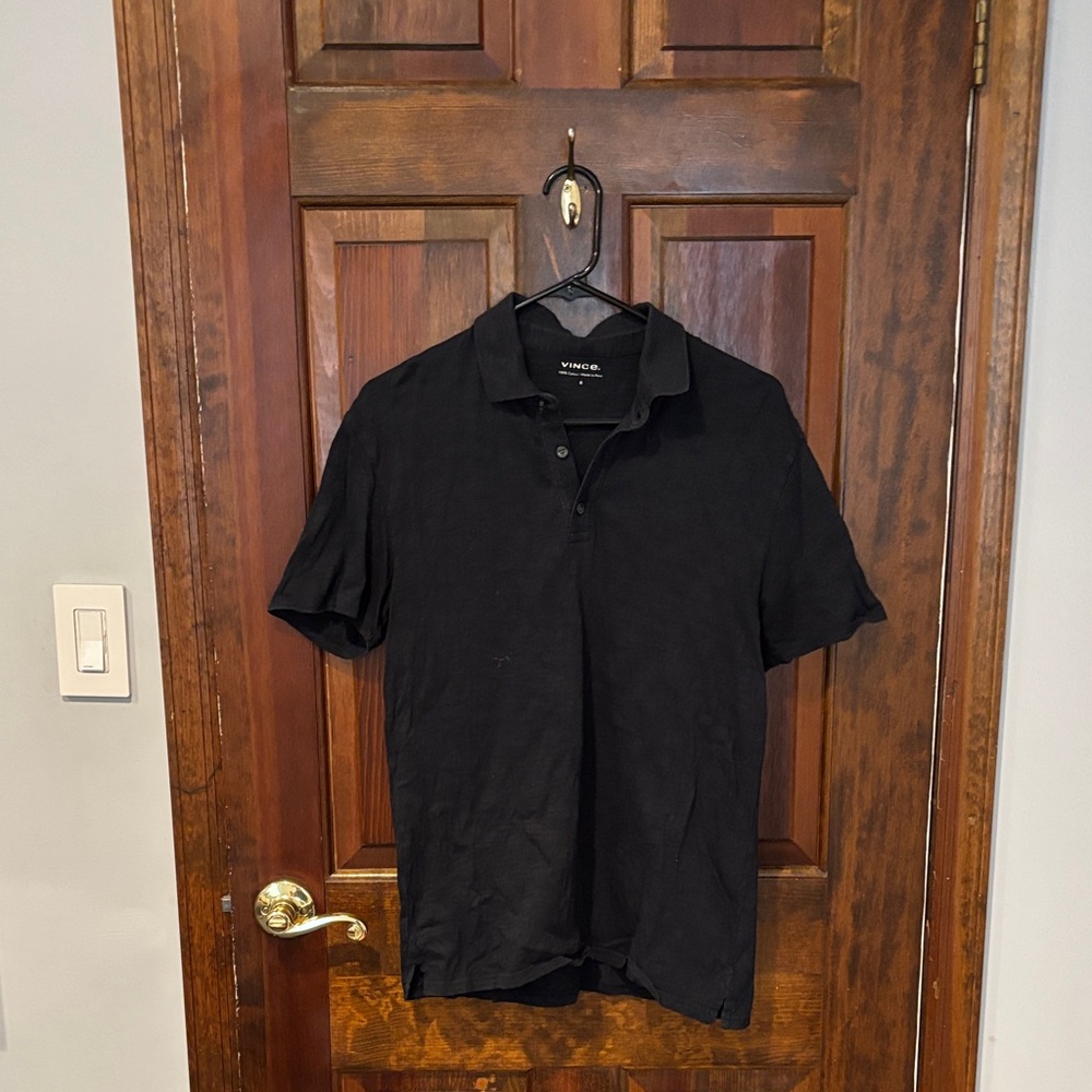 Vince Navy Polo Shirt